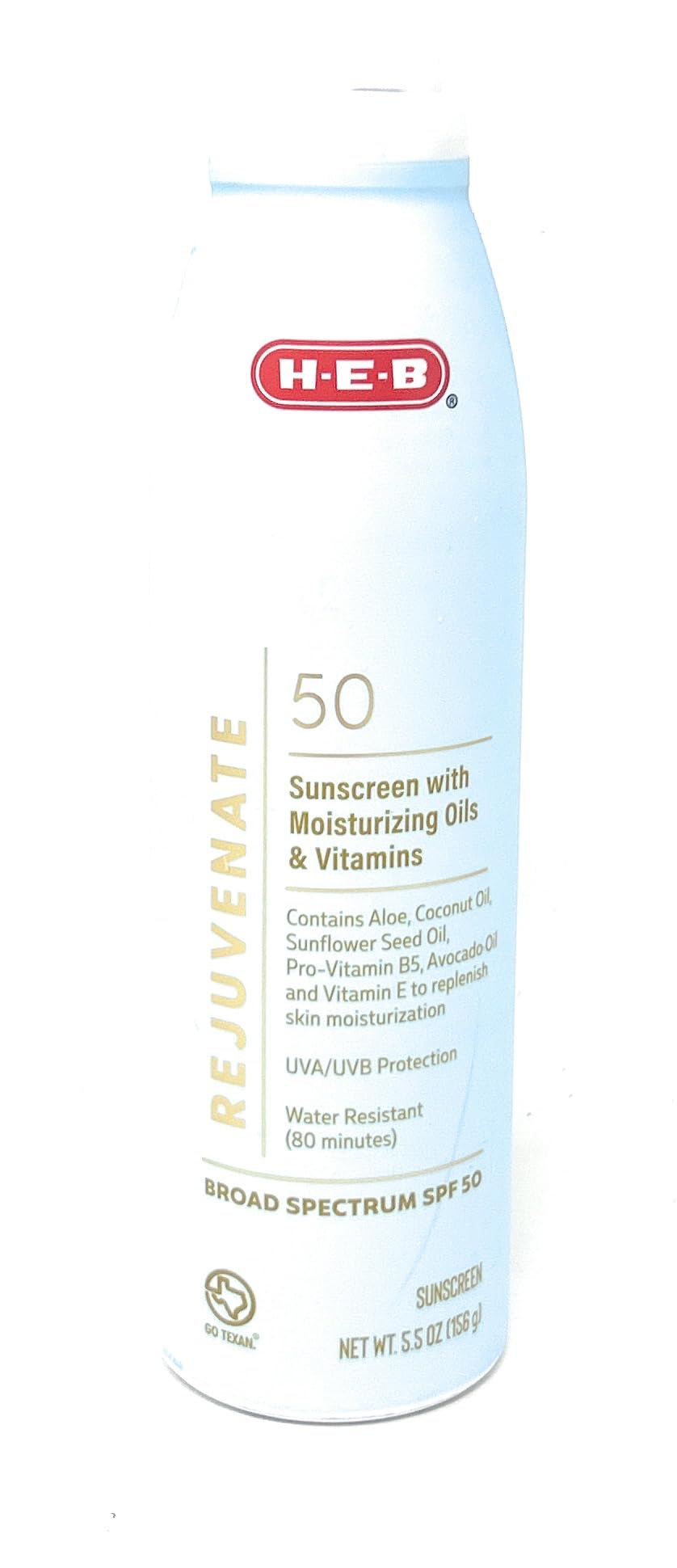 Rejuvenate Sunscreen Spray with Moisturizing Oils & Vitamins SPF 505.5oz  1 bottle  made in the USA