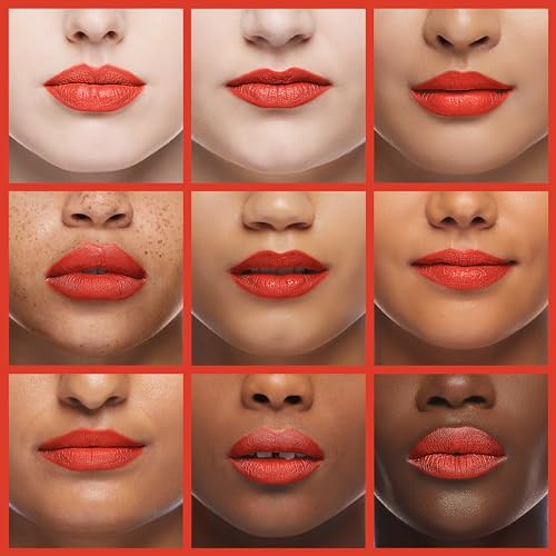 Oulac Matte Liquid Orange Lipstick For Women, Long Lasting Lipstick Waterproof Lip Stain, No Transfer, Creamy High Pigmented For