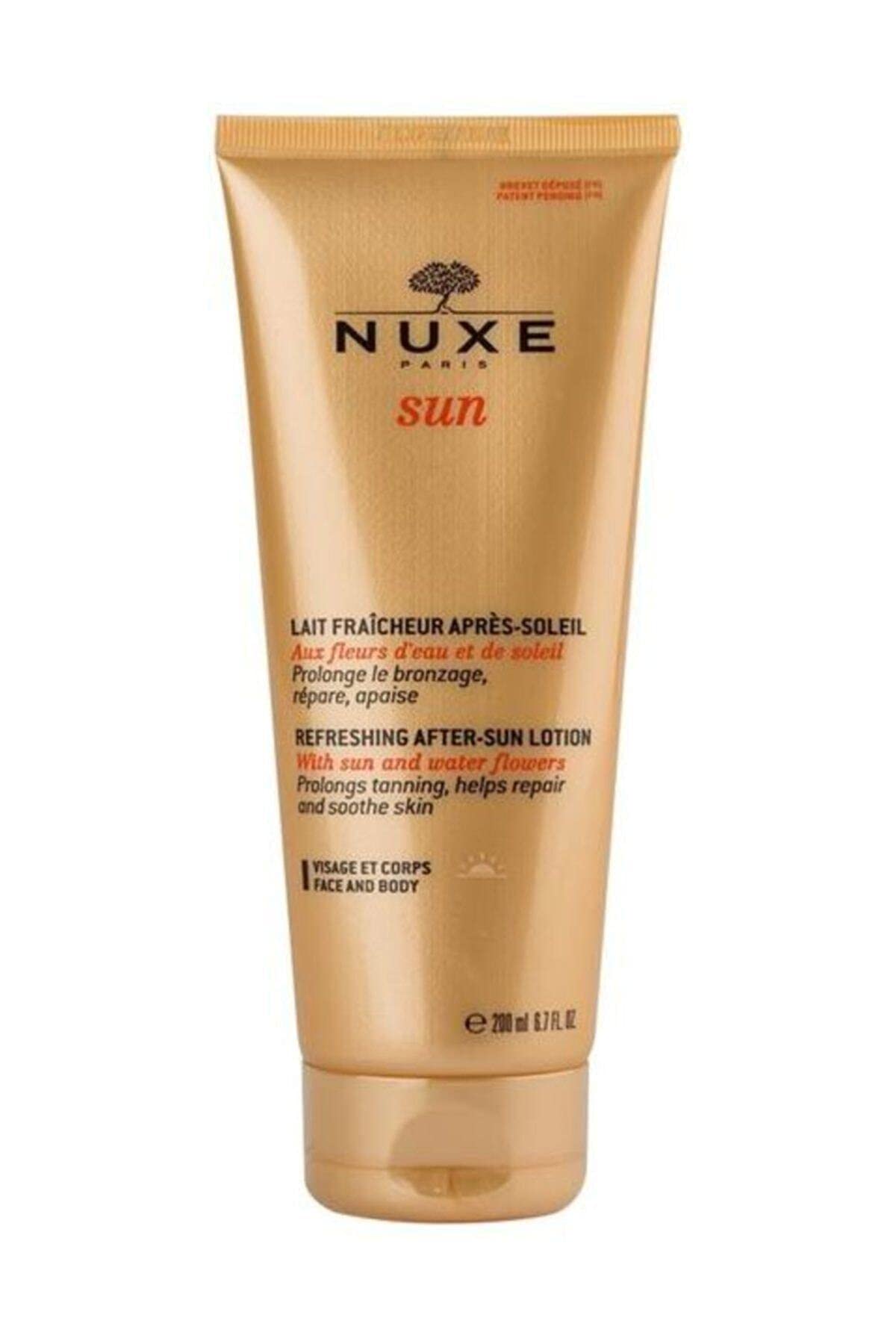 NUXE SUN Lait Fracheur Aprs-Soleil Visage et Corps (200 ml)