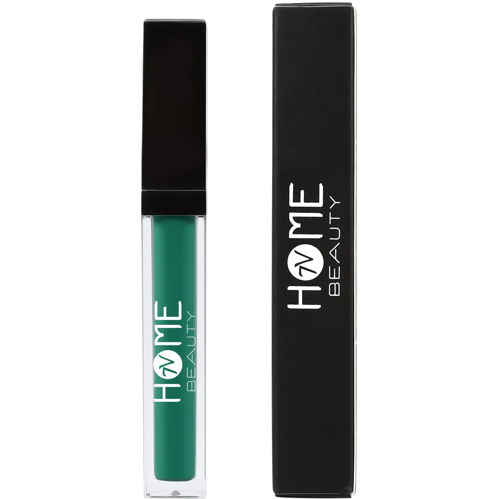 7V Home Beauty Green Matte Liquid Lipstick, Long Lasting High Pigmented Non-Stick Waterproof Green Lipstick (5Ml, #726)
