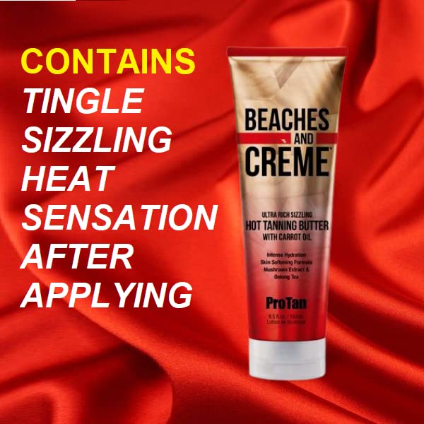Beaches & creme Sizzling Hot Tanning Butter 85oz