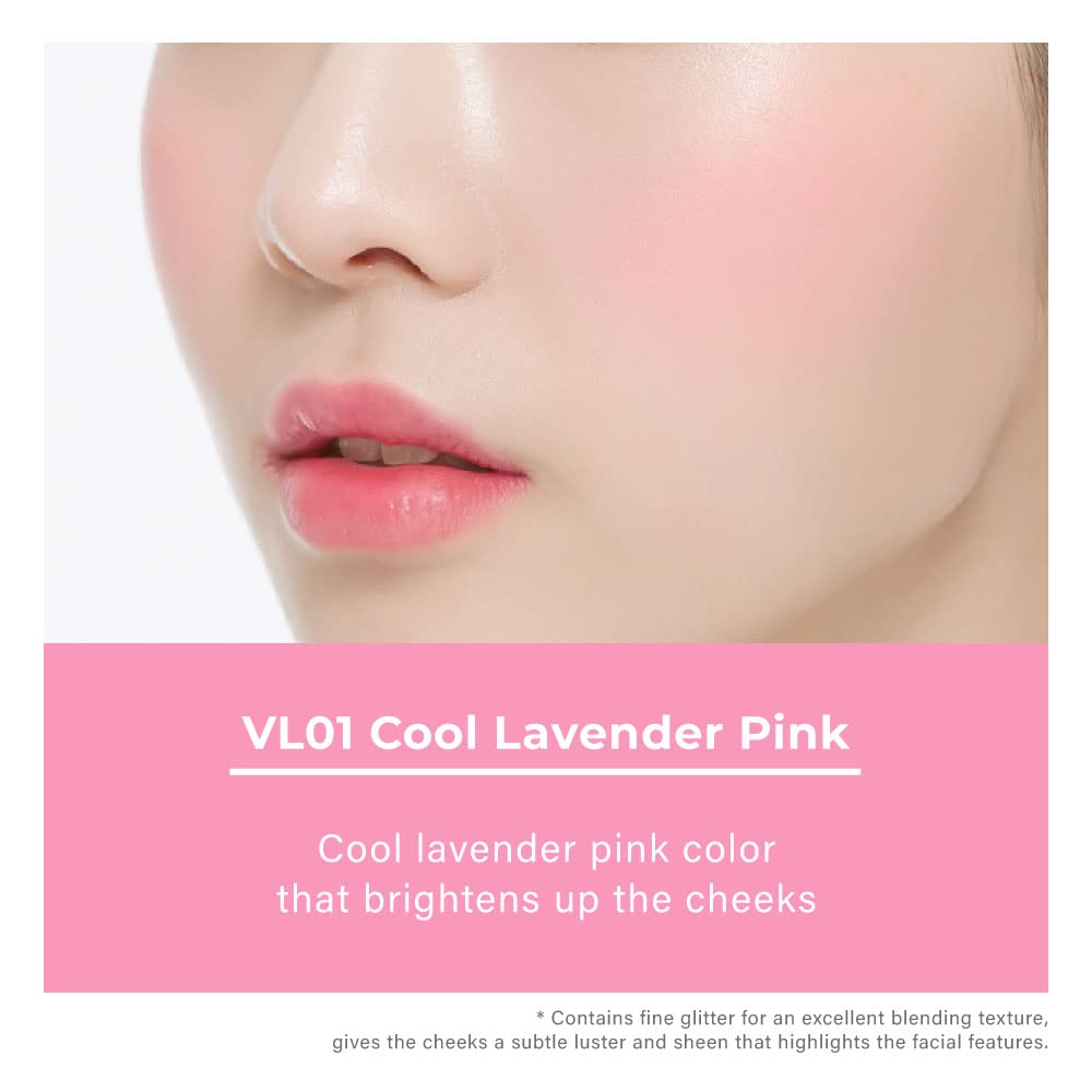 A'Pieu Juicy-Pang Jelly Blusher (Vl01) Velvety Finish - Easy Blending Blusher - Delicate Look - K-Beauty