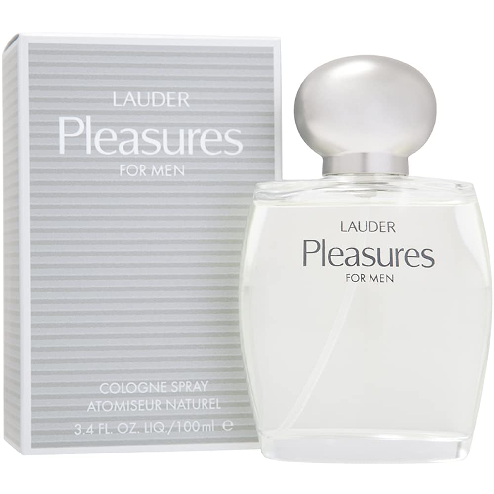 Estée Lauder Pleasures Cologne Spray for Men, 3.4 Fl Oz, Glass, Model 2288