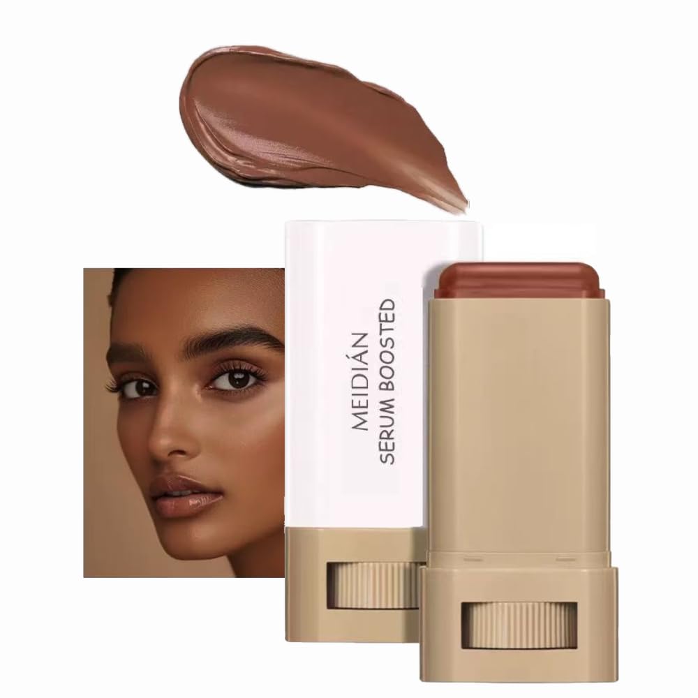 Dewy Finish Tinted Moisturizer & Full Coverage Foundation Stick Set  Includes Beauty Balm Serum, Concealer Stick & Contour Stic