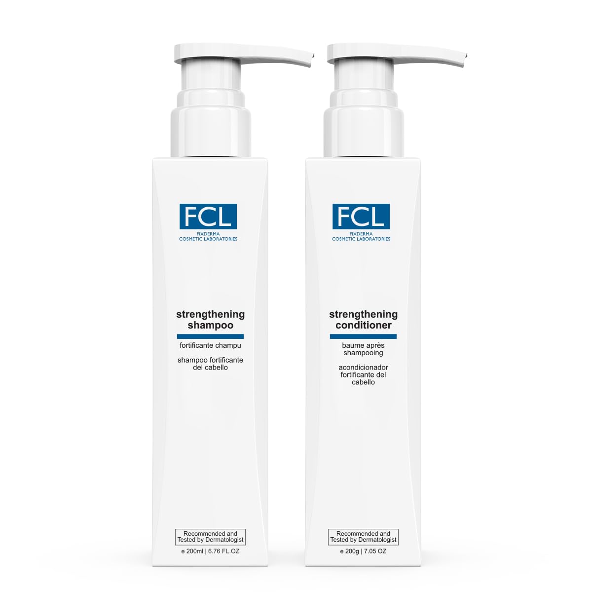 Fcl Strengthening Shampoo & Conditioner | Hair Fall Control Kit | Strengthens Hair | Reduces Frizz | Promotes Hair Growth | Clea