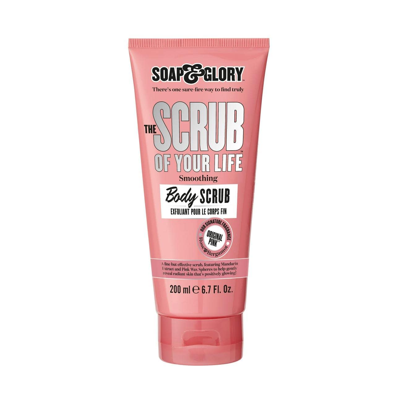 Soap & Glory Original Pink The Scrub Of Your Life Exfoliating Body Scrub - Smoothing & Buffing Body Scrub - Rose & Bergamot Body