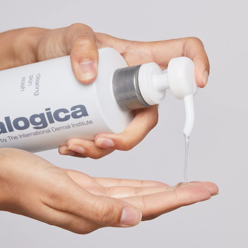 Dermalogica Clearing Skin Wash (16.9 Fl Oz) Anti-Aging Acne Face Wash - Natural Breakout Clearing Foam with Salicylic Acid and T