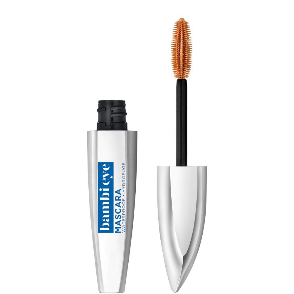 L'Oreal Paris Bambi Eye Mascara, Lasting Volume, Length & Lift, Doe-Eye Definition, No Clumping or Smudging, Waterproof, Blackes