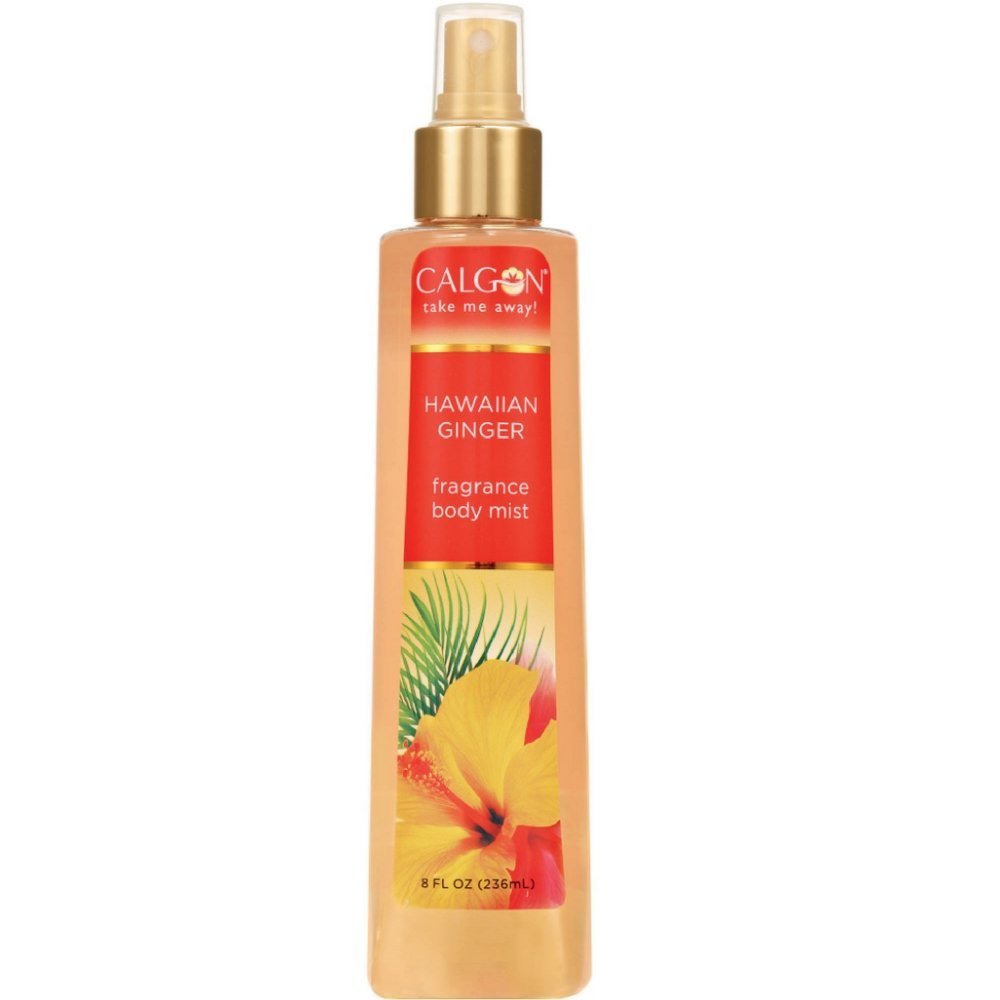 Calgon Hawaiian Ginger Fragrance Body Mist 8 oz (Pack of 5)