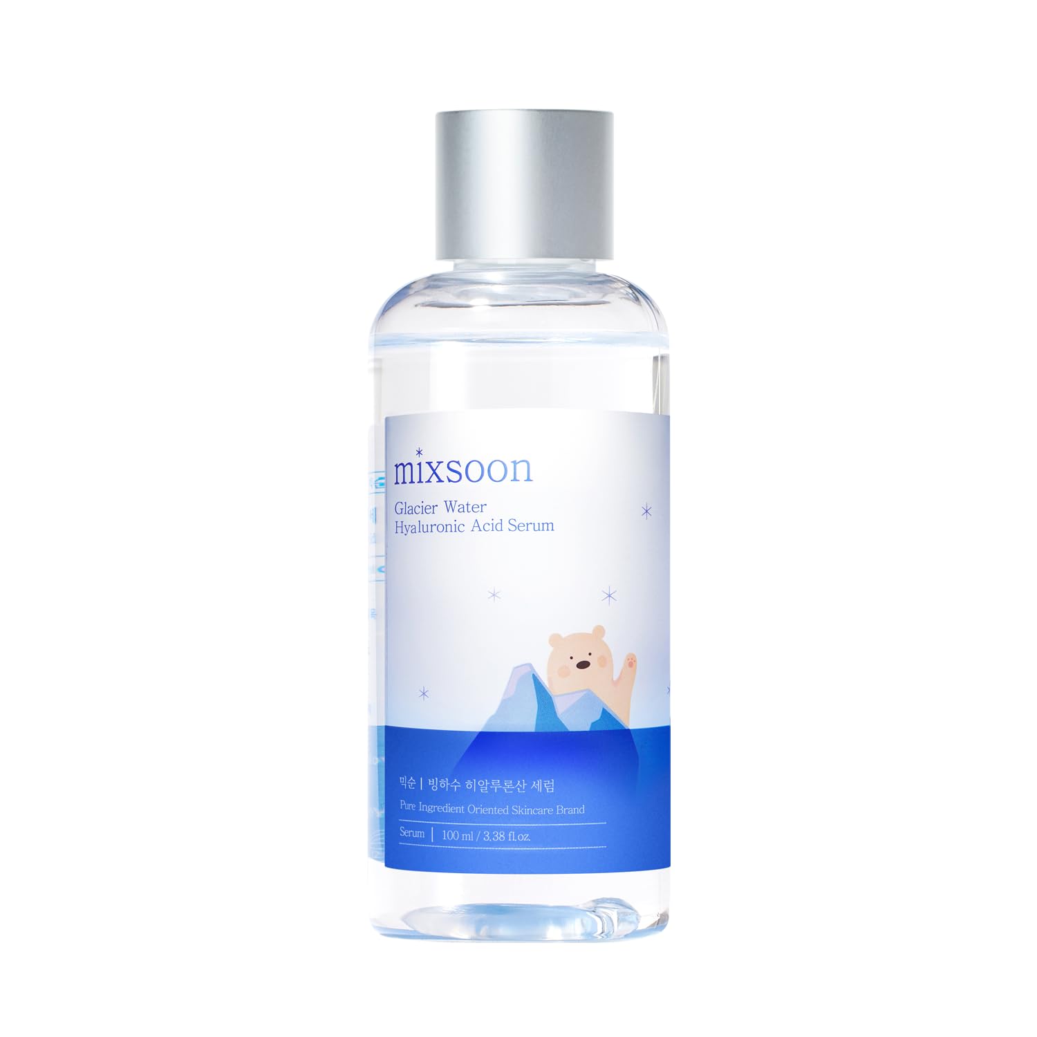 Mixsoon Glacier Water Hyaluronic Acid Serum - Non-Greasy Hydration Booster, Firming Facial Serum For Radiant, Dewy Skin - Korean