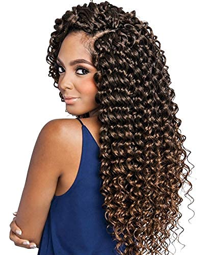 (3 Pack) Afri Naptural Caribbean Crochet Braid - Cbp05 Water Fall 18'' (T1B/27)