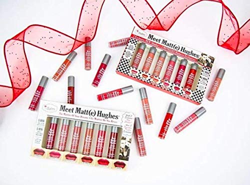 Thebalm. Meet Matt(E) Hughes Vol 12 Mini Long-Lasting Liquid Lipsticks, 6 Count
