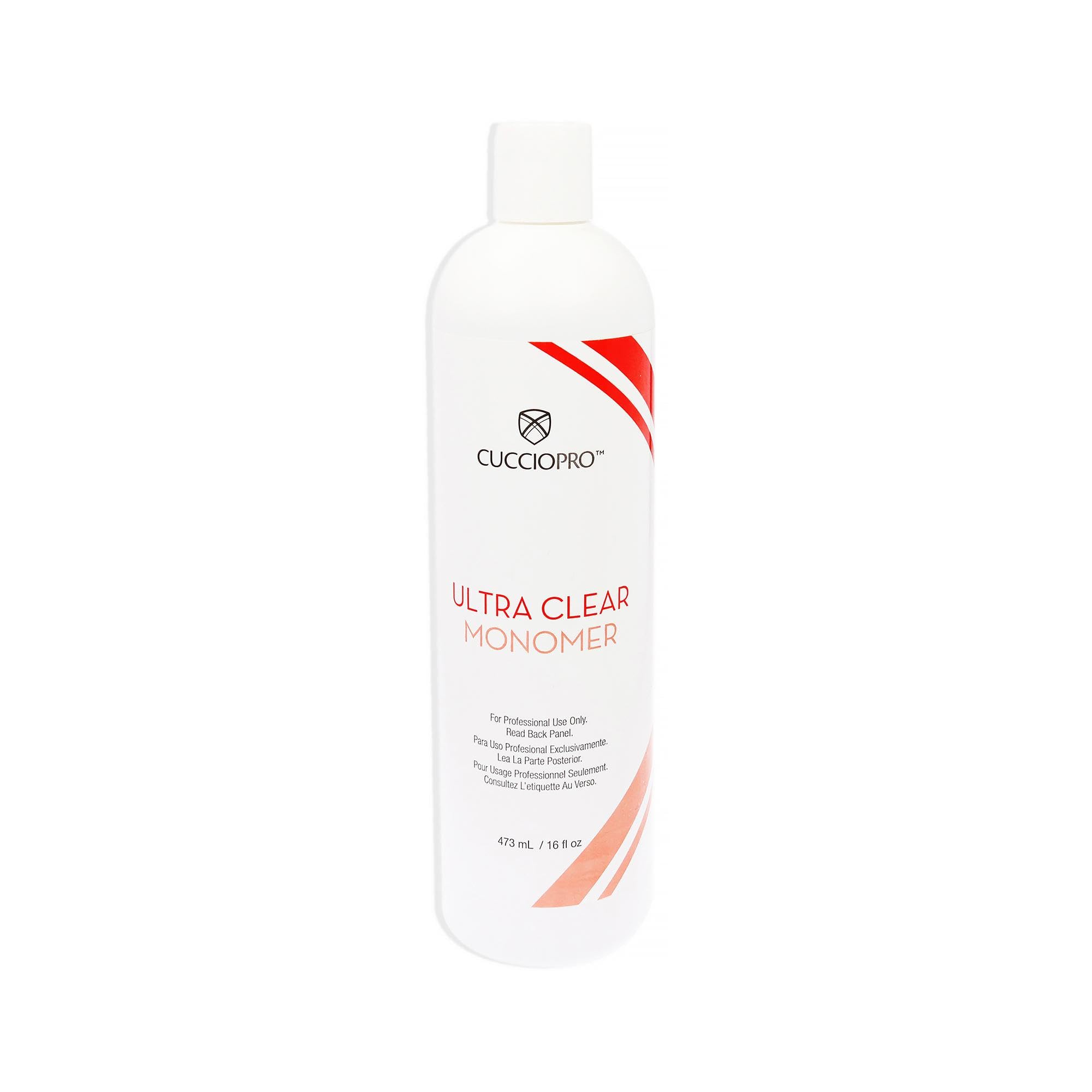 Cuccio Pro Ultra Clear Monomer - Produce Stronger, More Durable, Clearer And Brighter Nails - Prevents Yellowing - Guarantees No