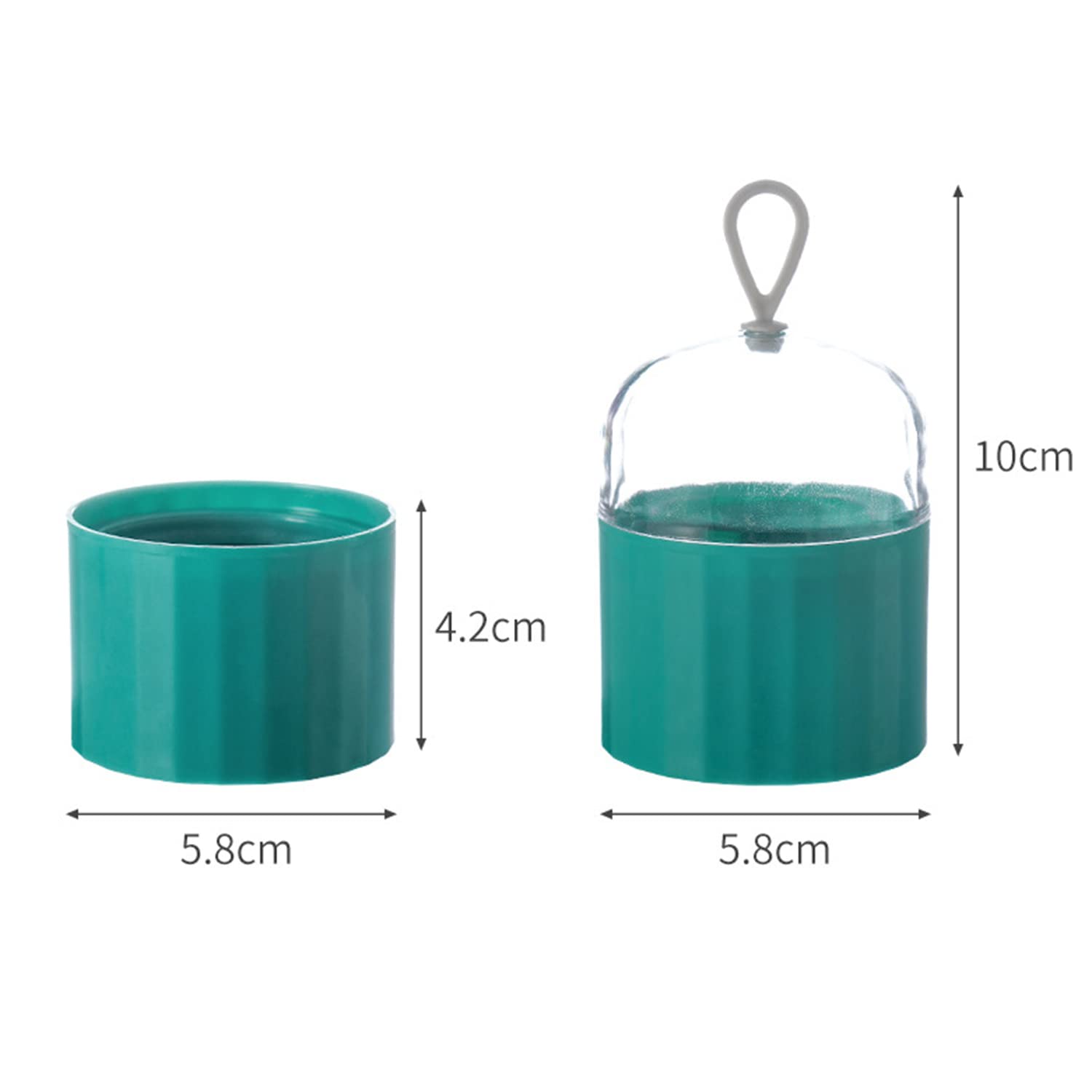Makeup Sponge Blender Holder Travel Carrying Case Sponge Drying Rack Stand Holder Egg Powder Puff Drying Shelf Cute NO SPONGE IN