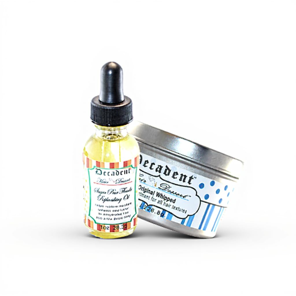 Decadent Hair Dessert Whipped & Weightless Duo  The Original Whipped and Sugar Pear Flamb  Lightweight LeaveIn Cream & Shin