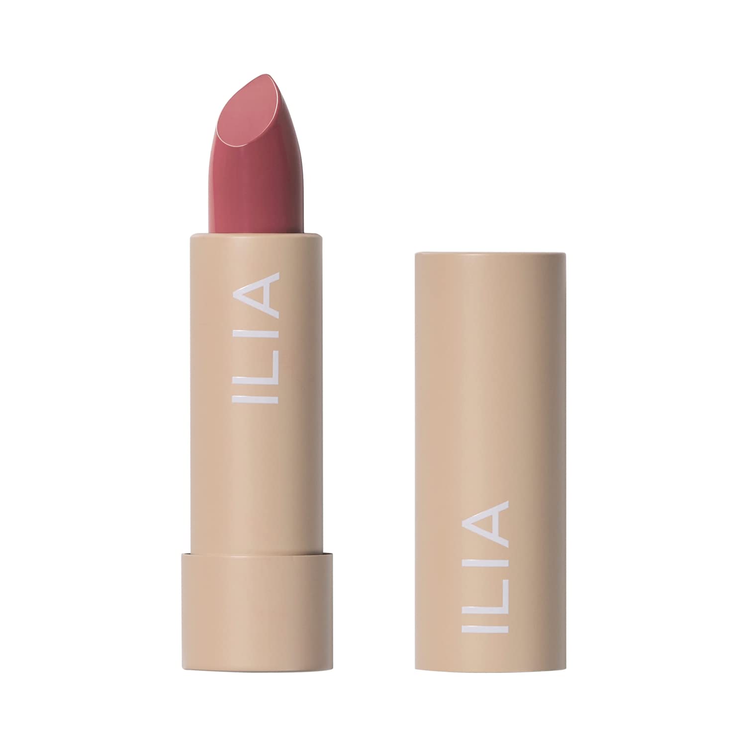 ILIA - Color Block Lipstick | Non-Toxic, Vegan, Cruelty-Free, Hydrating + Long Lasting, No Budge Color with Full Coverage (Roset