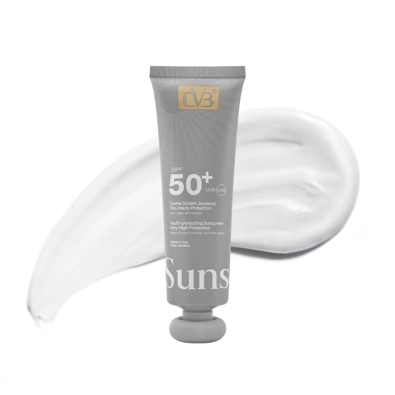 Cvb C240D Sunscreen SPF50+++ UVB UVA Youthprotecting sunscreen very protection wrinkles and Dark Spots (100ml, 50++ Sun Protect