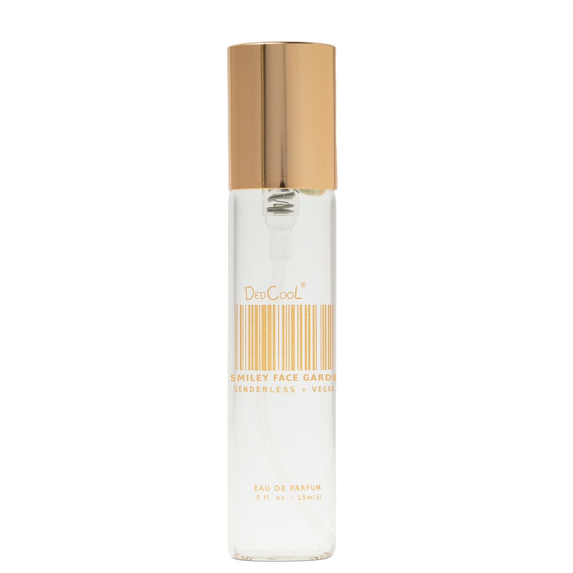 DedCool Eau de Parfum (Smiley Face Garden - 0.5 fl oz) With Notes of Rose, Guaiac Wood, Musk, Perfume for Men & Women, Luxury Fr