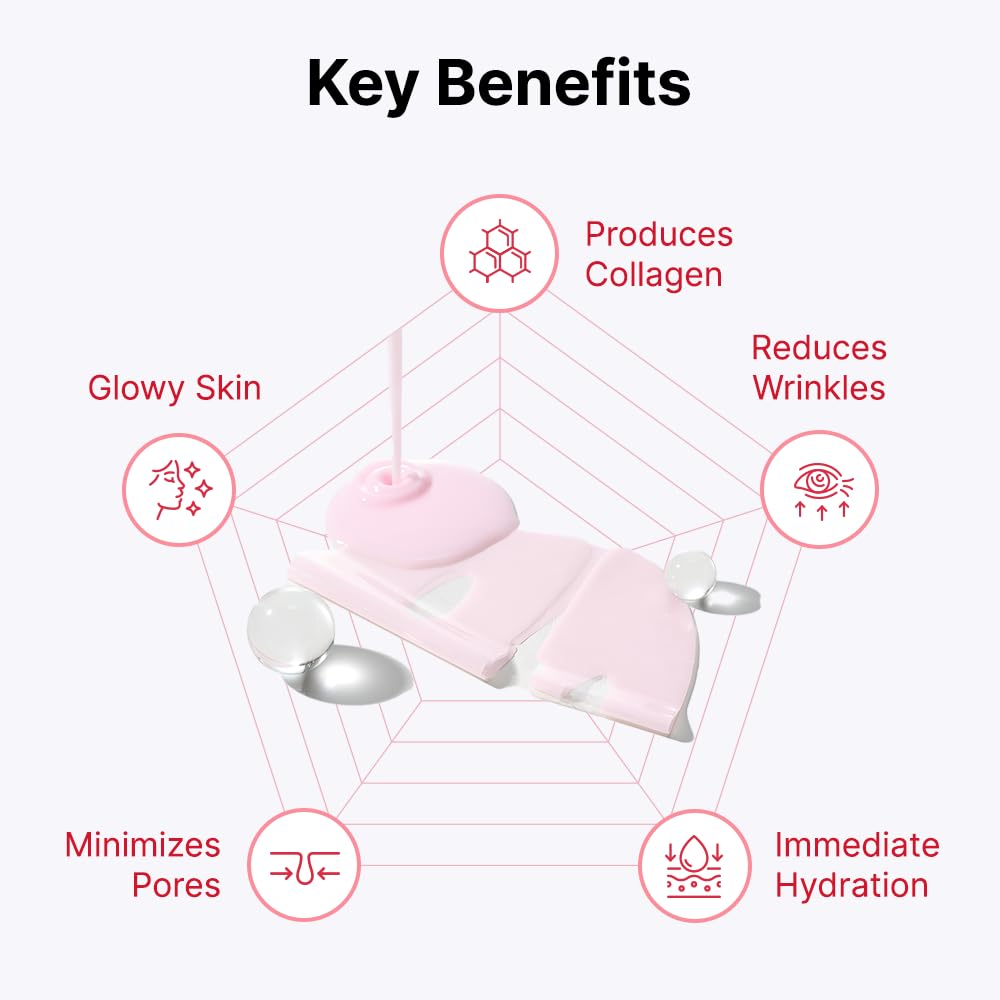 Round Lab Camellia Collagen Mask Net Wt. 34 G/1.19 Fl Oz 4Ea, 30Min Hydrogel Mask, Quick Hydration, Firming&Pore Minimizing, For