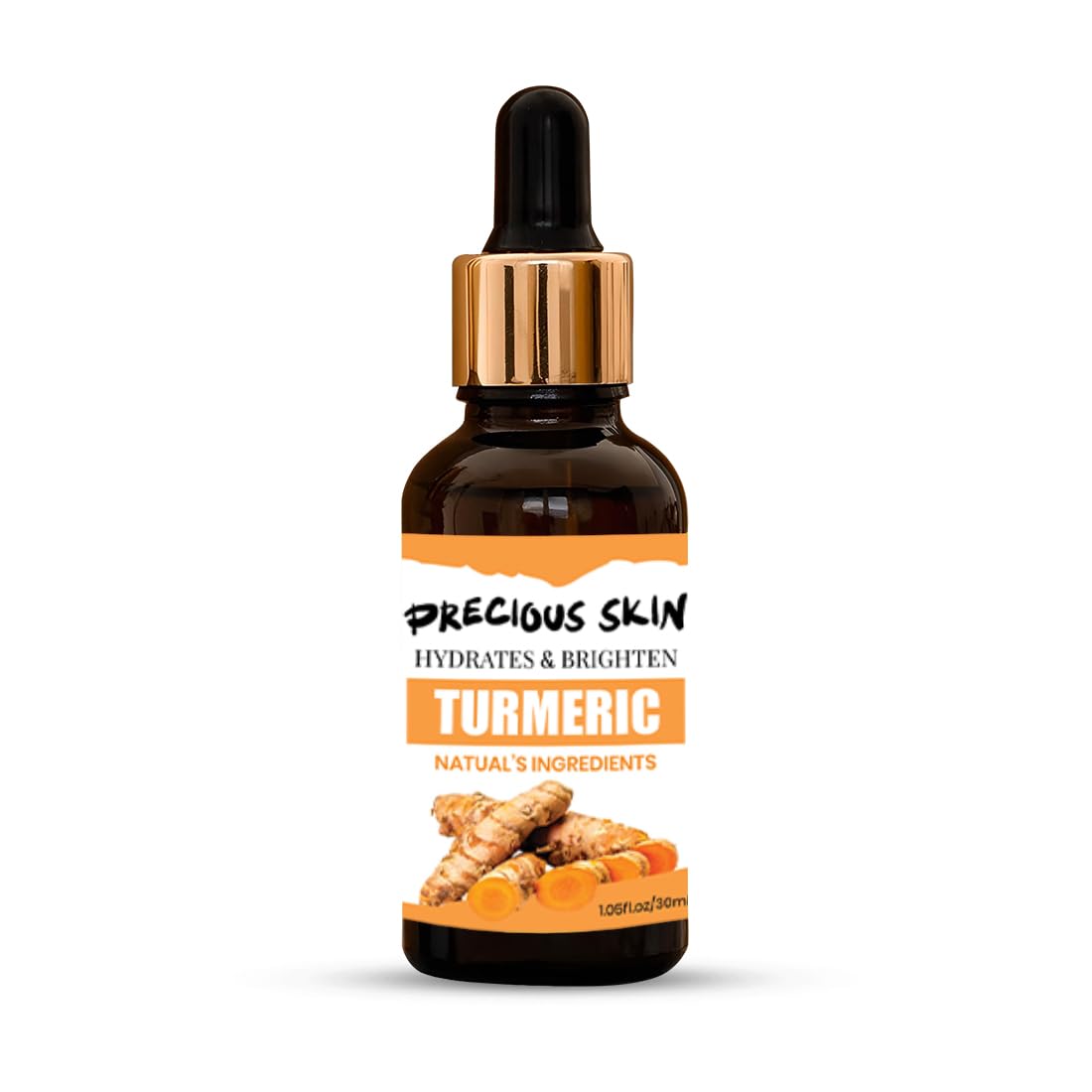 Yeluri Products Precious Skin Turmeric Face Serum For Glowing Skin | Hydrating & Brightening Facial Serum | Reduces Dark Spots &