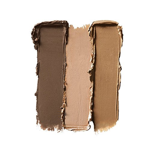 Nyx Professional Makeup Cream Highlight & Contour Palette, Deep, 038 Ounce (Chcp03)