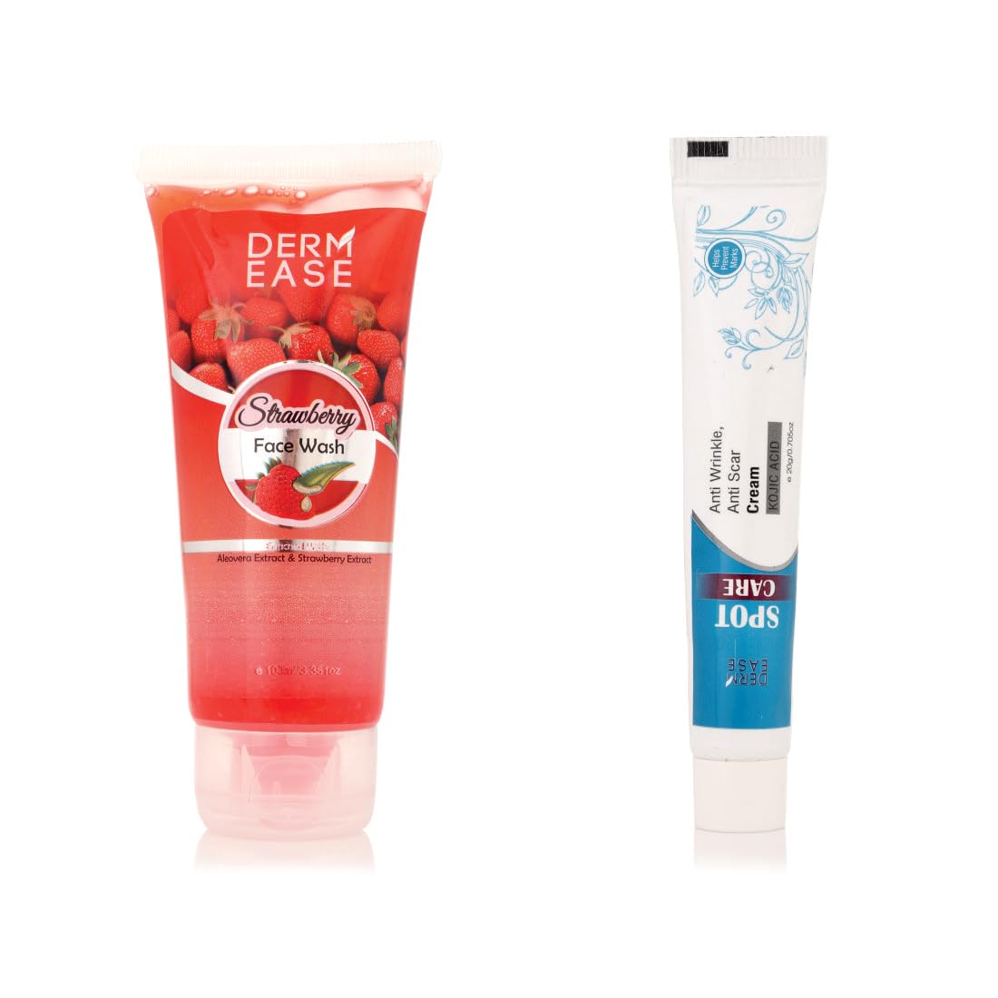 Derm Ease Spot Reduction Cream & Face Wash Combo For Dark Spot, Wrinkle, Scar & Glowing Skin 120Ml