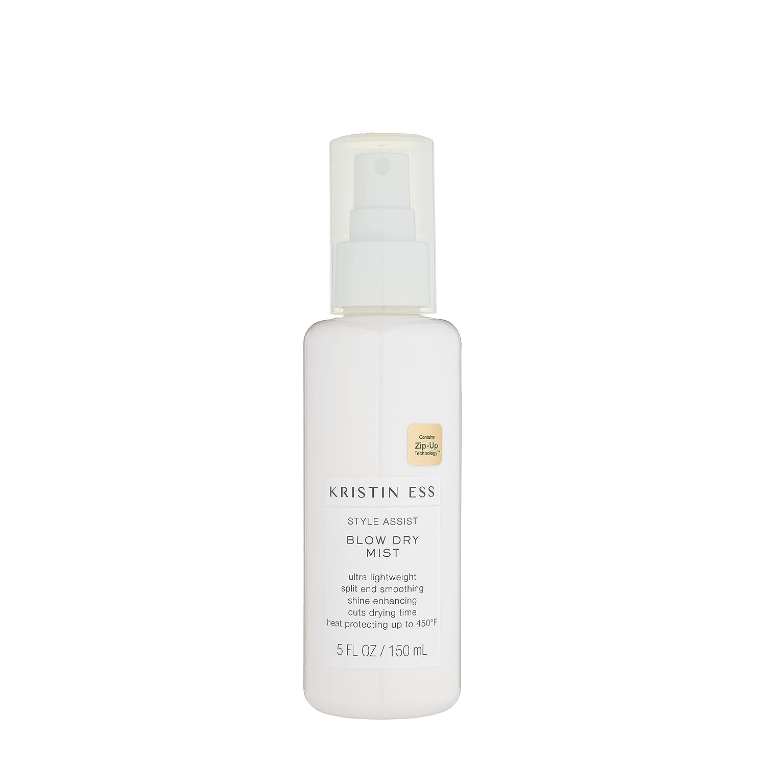 Kristin Ess Style Assist Blow Dry Mist Heat Protectant Spray - Shine Enhancing Frizz Control - Heat Protection Up To 450 - Sulfa