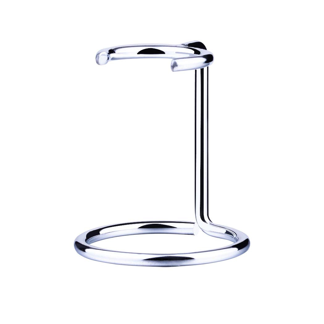 Grandslam Shave Brush Stand Stainless Steel For Badger Shaving Brushes Holder Height 2.8Inch/7Cm Space Saver