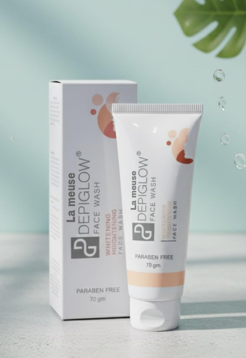 Depiglow Face Wash 70G | Brightening & AntiPigmentation Cleanser For Dark Spots & Uneven Skin Tone | Gentle Daily Face Wash For