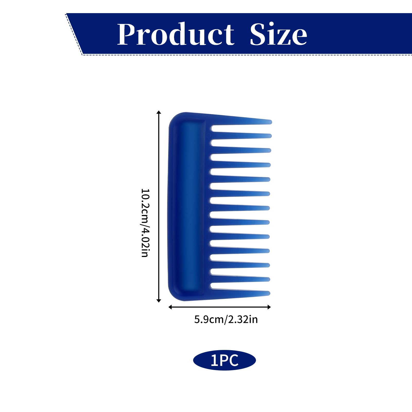 Mini Detangling Comb, 4 Inch Small Wide Tooth Comb Shower Comb Portable Purse Comb Portable Travel Comb Pocket Curly Hair Comb S