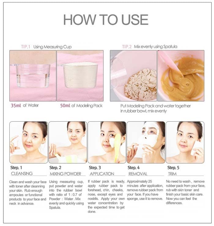 ZEESOON Anskin Vitamin C Modeling Mask Powder Pack Puring & Moisturizing (240g 8.46oz) Skin & Pore Treatment