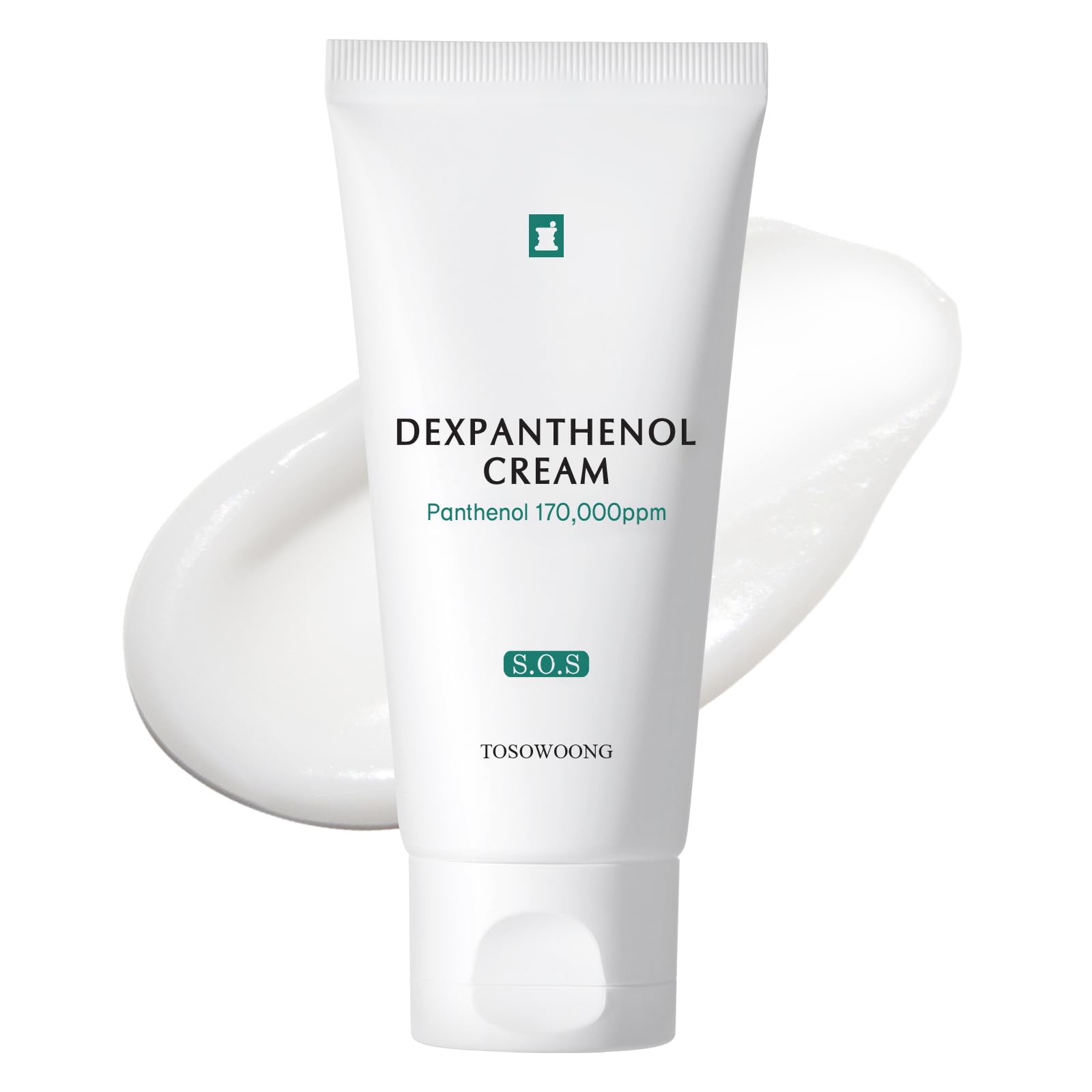 Tosowoong Dexpanthenol Cream, 170,000Ppm B5 Panthenol, Madecassoside, Centella Asiatica For Skin Barrier Repair, Facial Moisturi