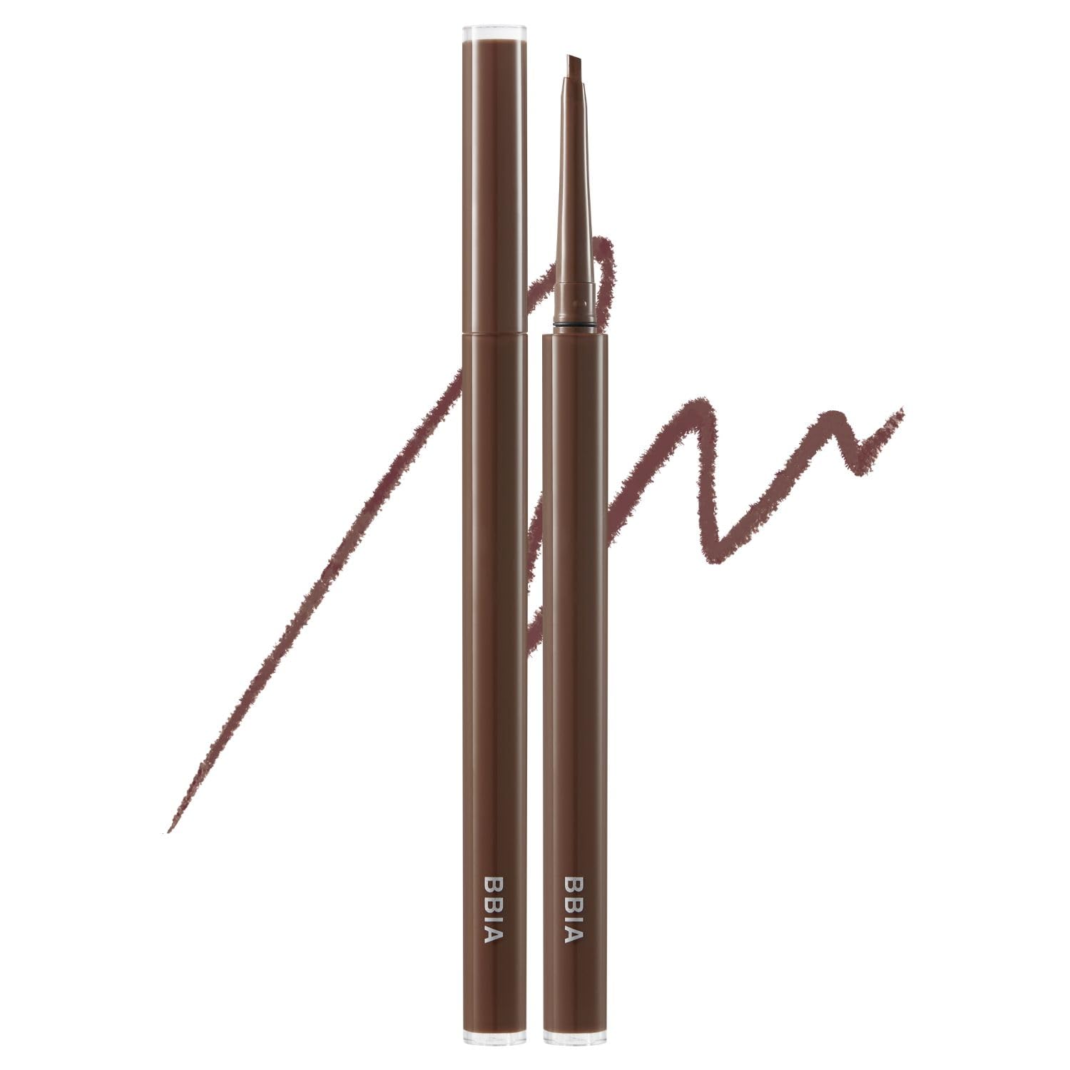 Bbia Last Auto Gel Eyeliner Slim 5 Colors - Ultra-Fine Waterproof Mechanical Gel Eye Liner Pencil Smudge-Proof Easy Drawing Smoo