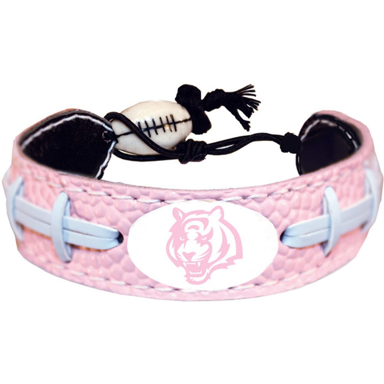 NFL Cincinnati Bengals Pink Football Bracelet