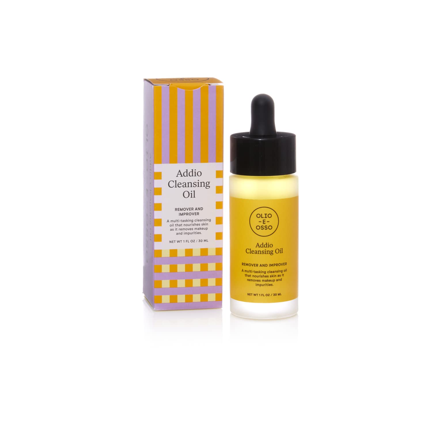 OLIO E OSSO - Natural Addio Cleansing Oil | Natural, Non-Toxic, Clean Beauty (1 fl oz | 30 mL)