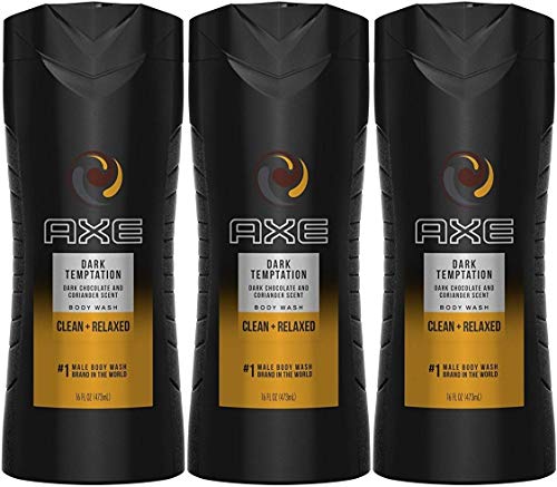 Axe Shower Gel, Dark Temptation, 16 Fluid Ounce (Pack Of 3)