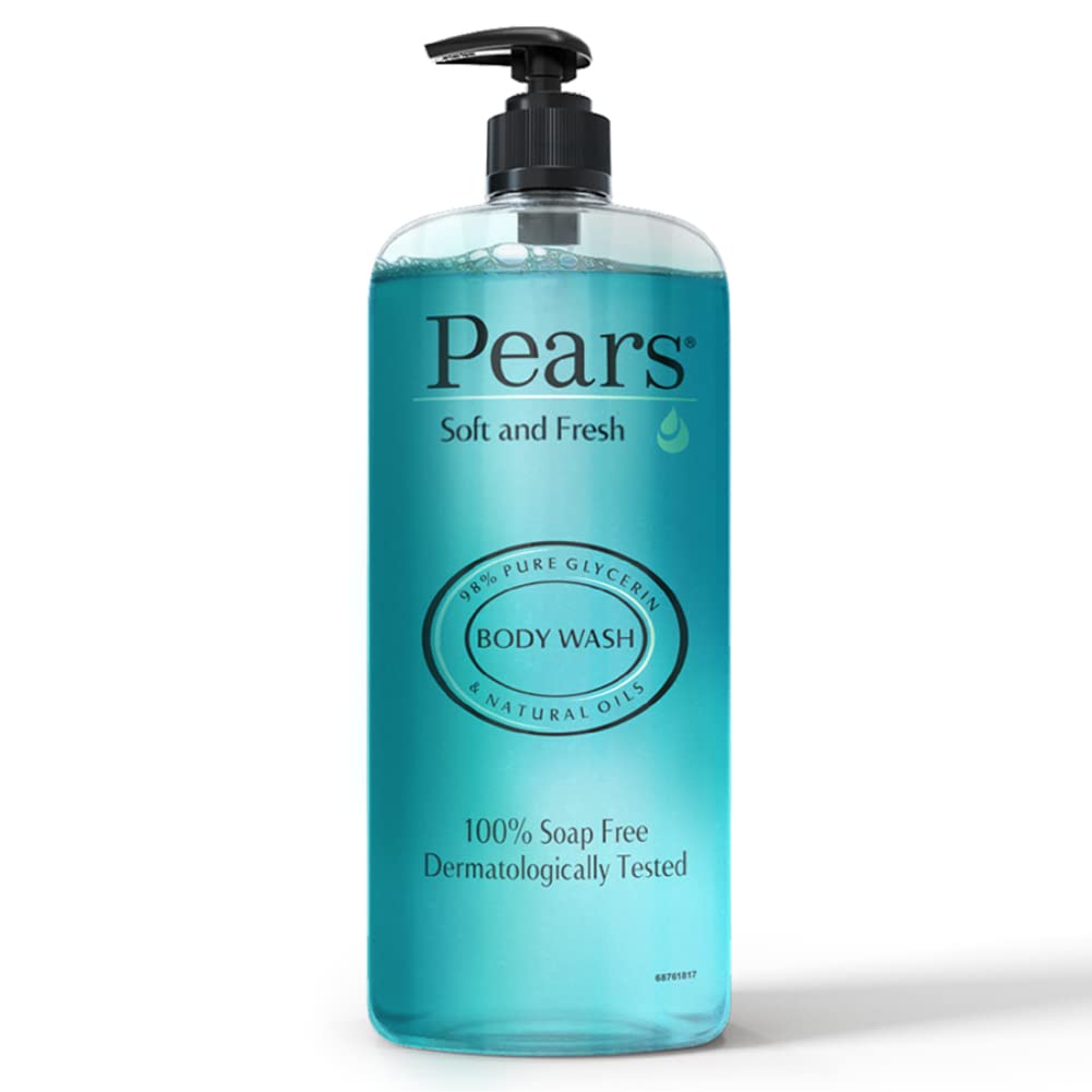 Pears Soft & Fresh Shower Gel Supersaver Xl Pump Bottle With 98% Pure Glycerine|| 100% Soap Free And No Parabens|| 750 Ml