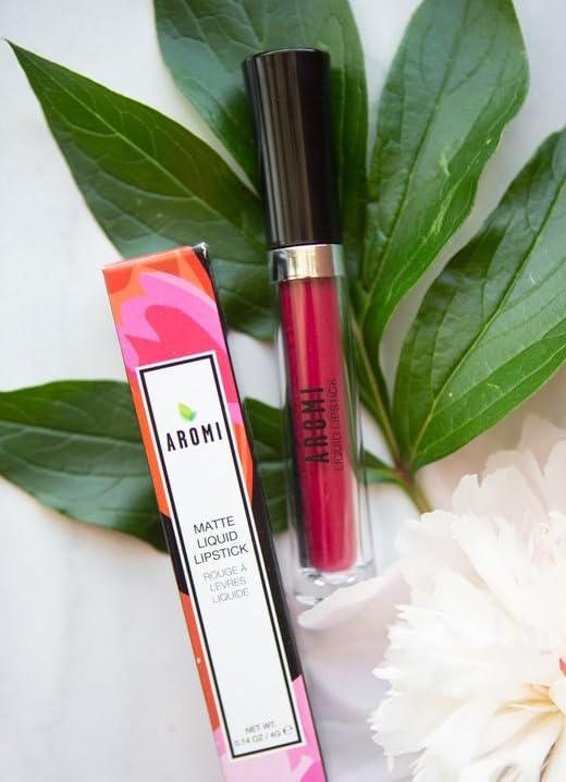 Aromi Magenta Matte Liquid | Pink Fuchsia Lip Color, Long-Lasting, Vegan And Cruelty-Free, Waterproof, Smudge Proof, Handmade (P