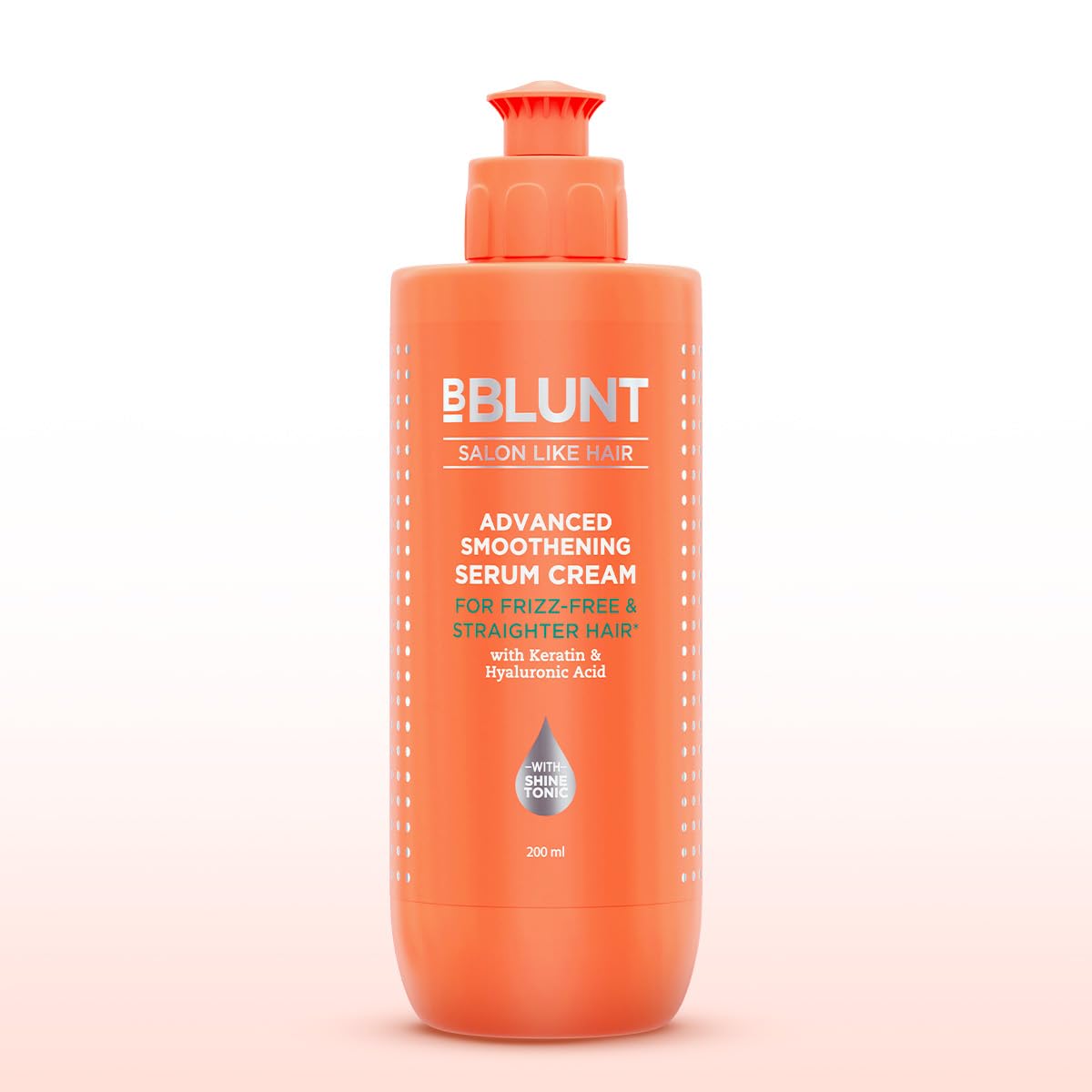 BBLUNT Advanced Smoothening Serum Cream with Keratin & Hyaluronic Acid | Makes Hair Frizz-Free & Straight | Deeply Nourishes | A