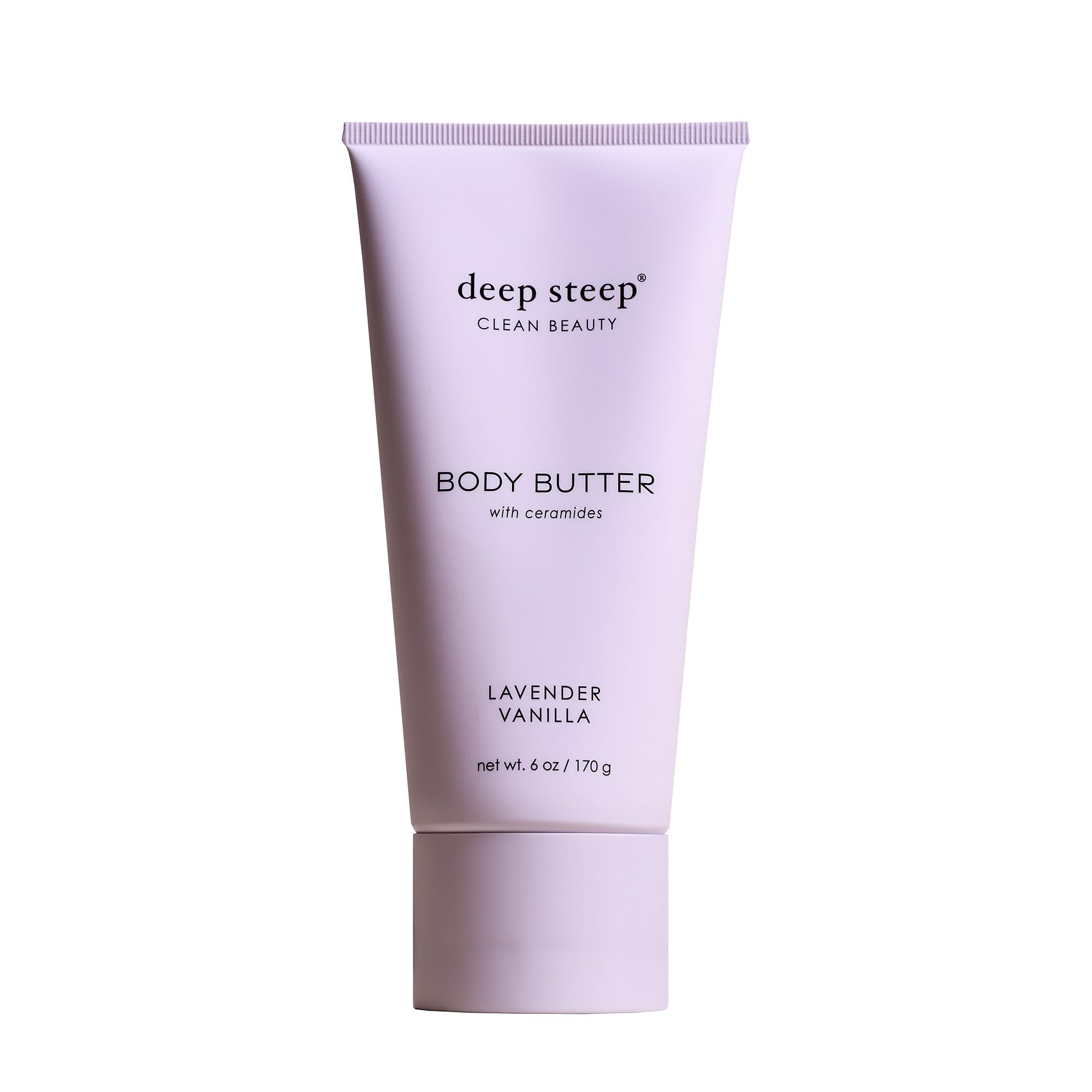 Deep Steep Body Butter with Ceramides for Intense Moisture 6oz (6 Ounces (Pack of 1), Lavender Vanilla)