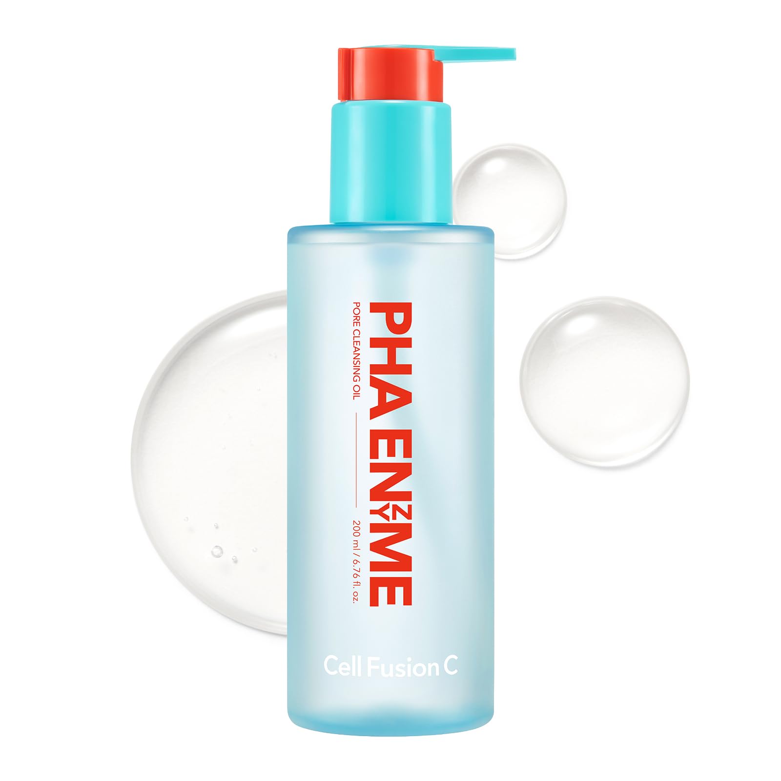 Cell Fusion C PHA Enzyme Pore Cleansing Oil, Makeup Remover with Enzyme, PHA & Jojoba Oil, Removes Blackheads & Sebum, Lightweig