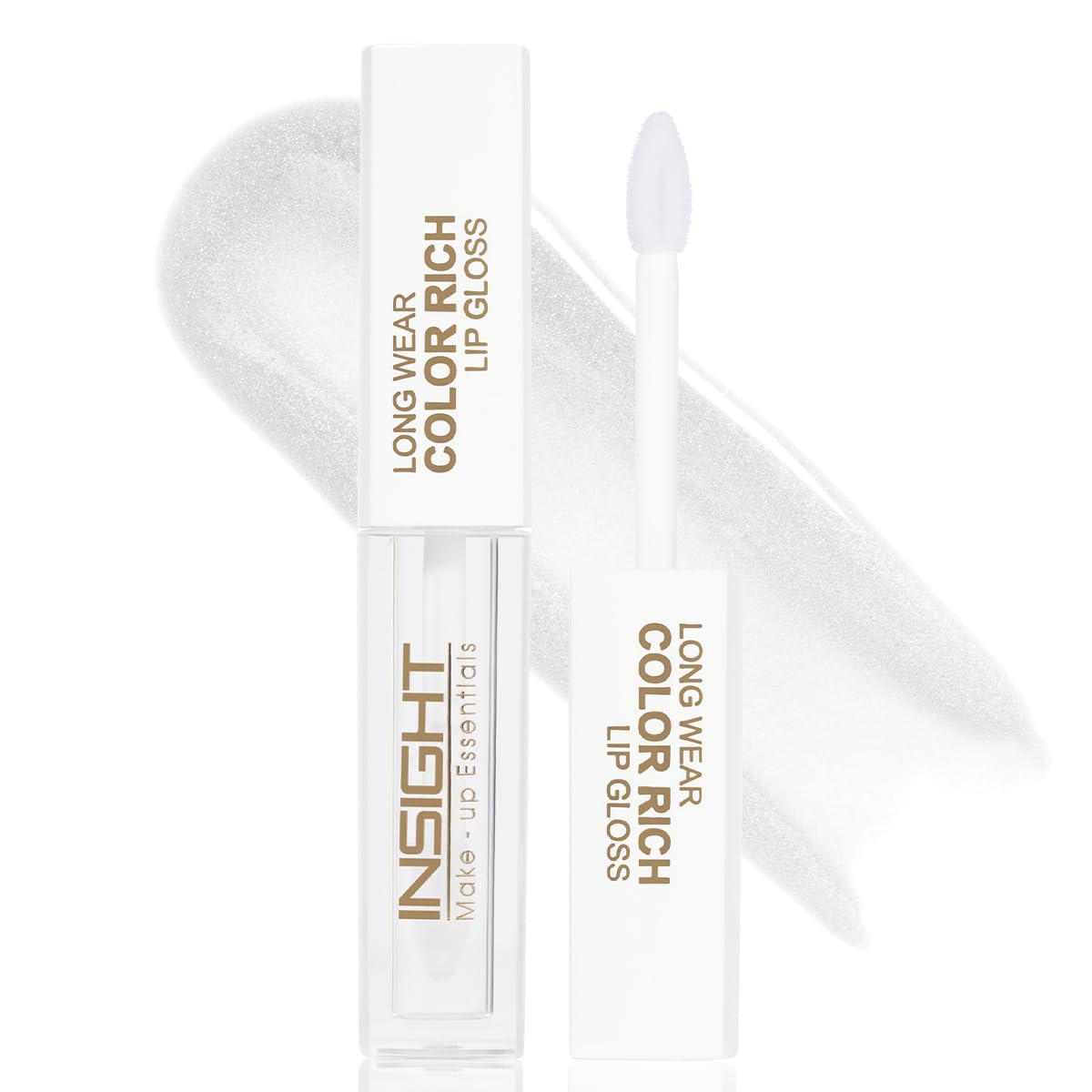 Insight Long Wear Color Rich Lip Gloss - Frost | Ultra Glossy | Moisturising & Non-Sticky | Enriched With Jojoba Oil | Plumper, 