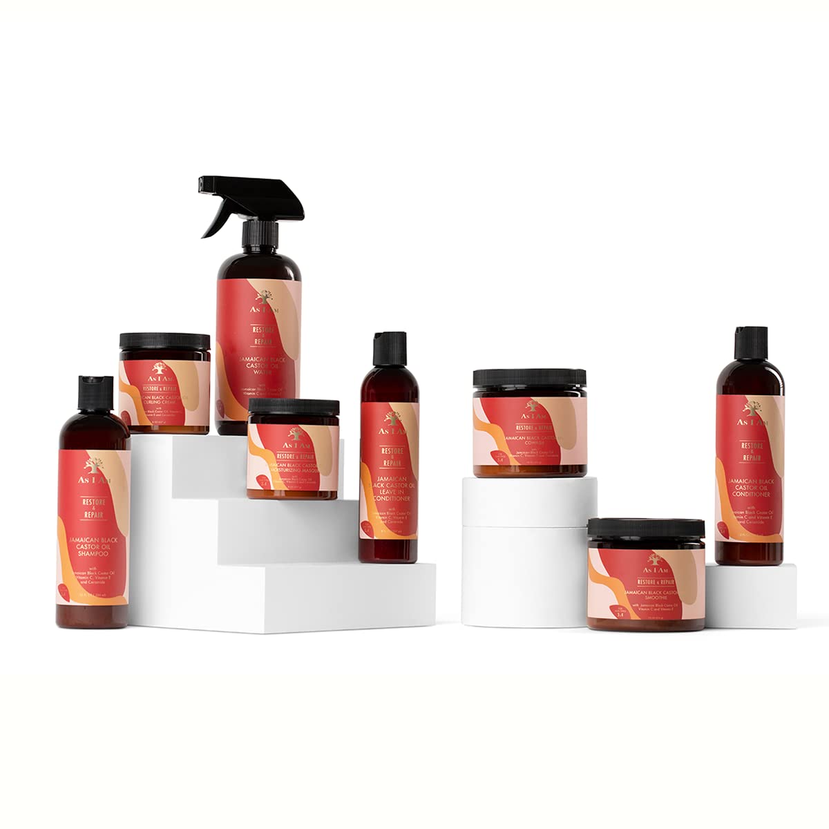 As Am Jbco Water 16 Oz - Nano Curl Strengthener - Moisturizes And Detangles - Anti-Frizz - Increases Fiber Strength - Enriched W
