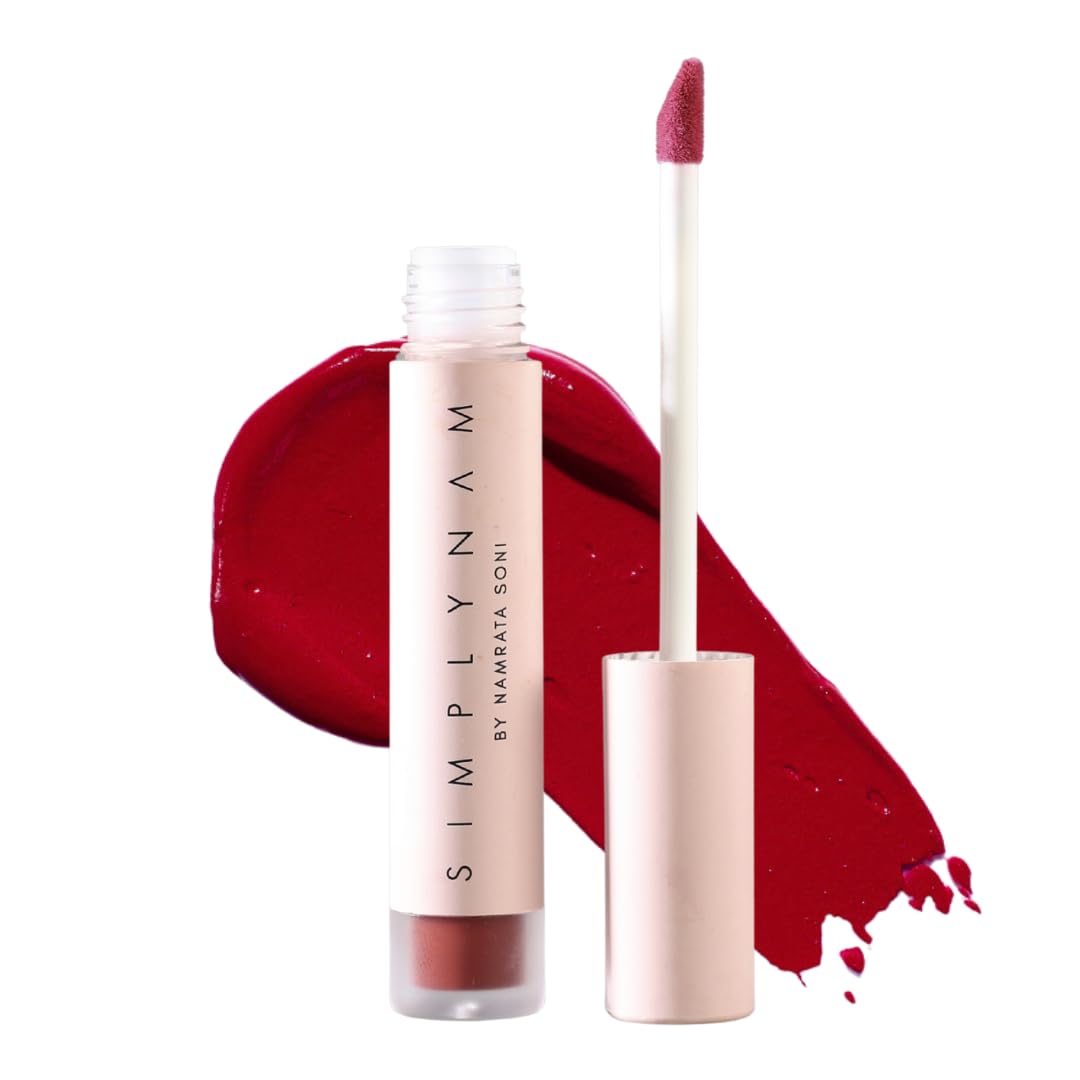 Simplynam Satin Soft Lip Crme | 1 Swipe Full Coverage | Hydrating, Creamy Matte Finish | 6 8 Hour Stay | TransferProof & Smudg
