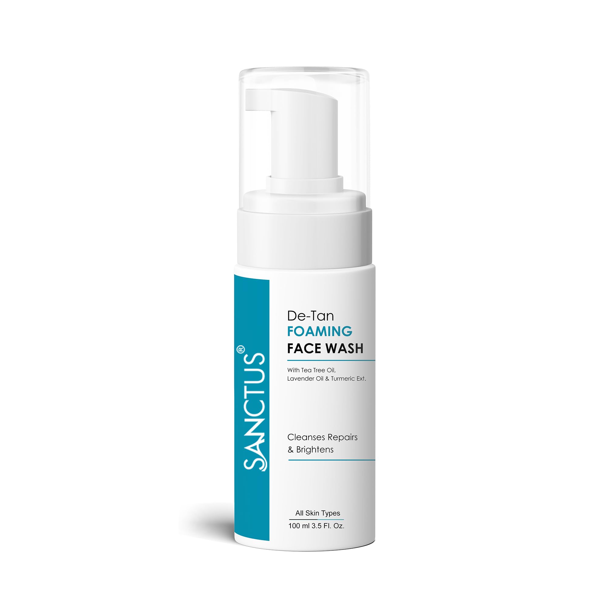 Foaming Face Wash For Tan Removal, NonAbrasive Cleansing Foam, Hypoallergenic And Refreshing  Dark Spot Reduction | Natural In