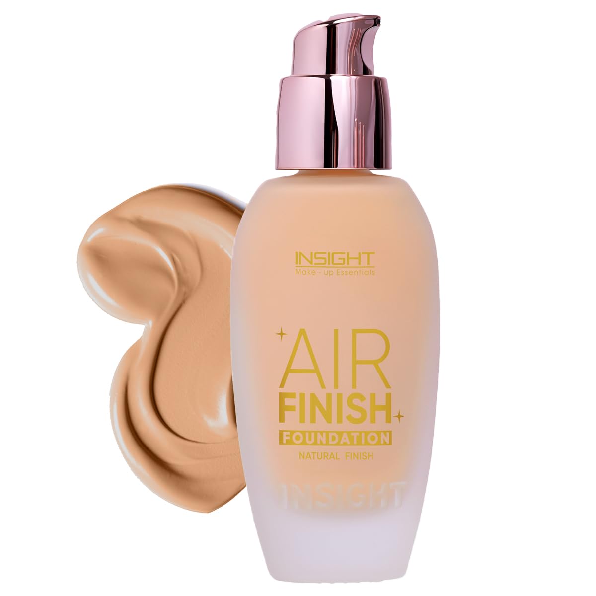 Insight Air Finish Foundation- Golden Crumbs | Airbrushed Matte Finish | Lightweight & Comfortable | Buildable Coverage For Ever