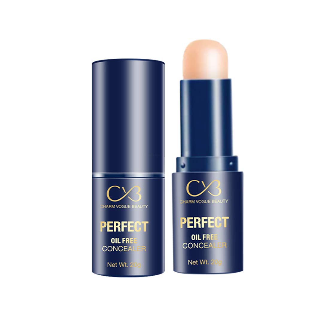 Cvb C16 Perfect Oil Free Concealer Makeup Base Full Coverage Matte Finish Dark Circles & Blemishes Solid Stick Corrector For All