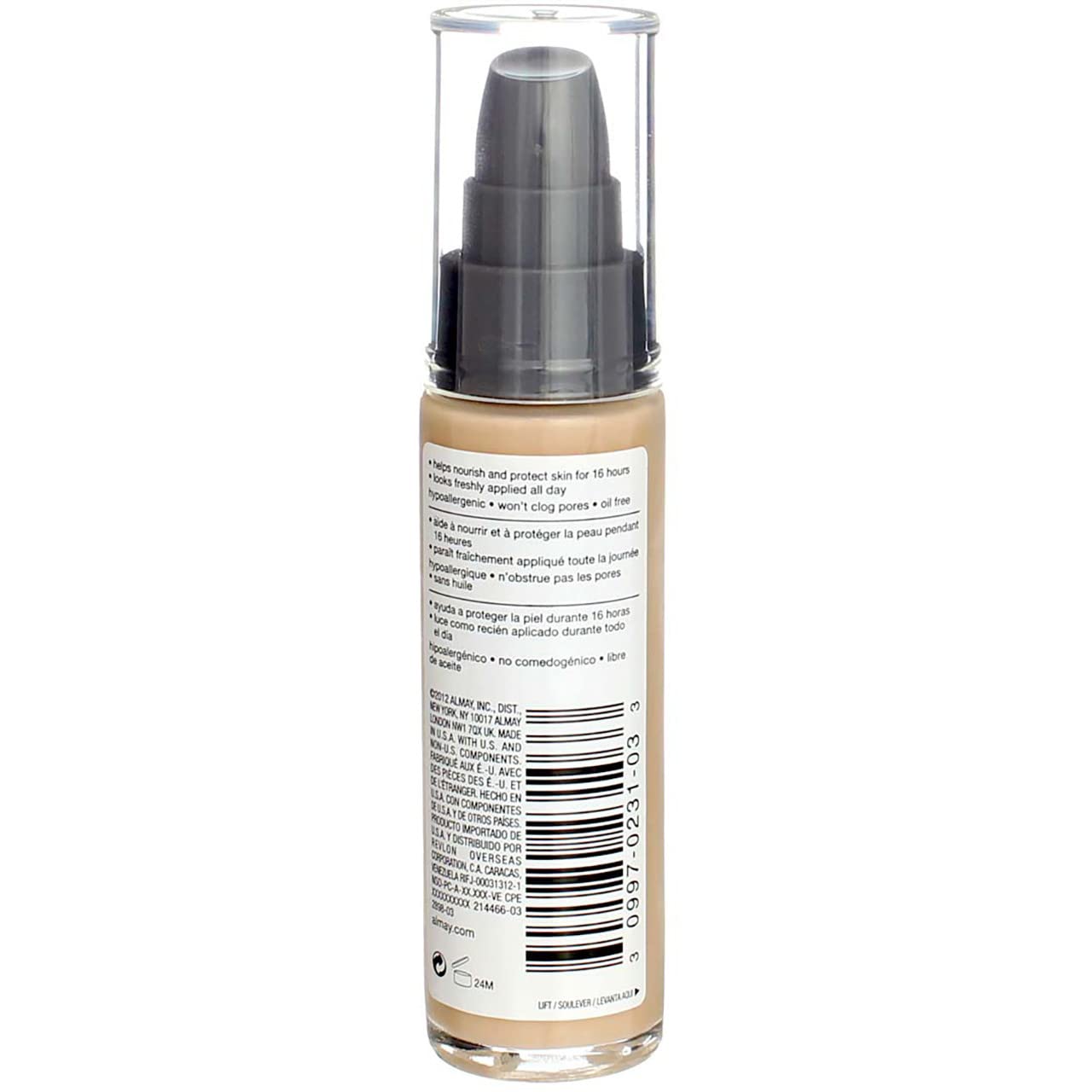 Almay Tlc Truly Lasting Color 16 Hour Makeup, Naked 03 [160] 1 Oz