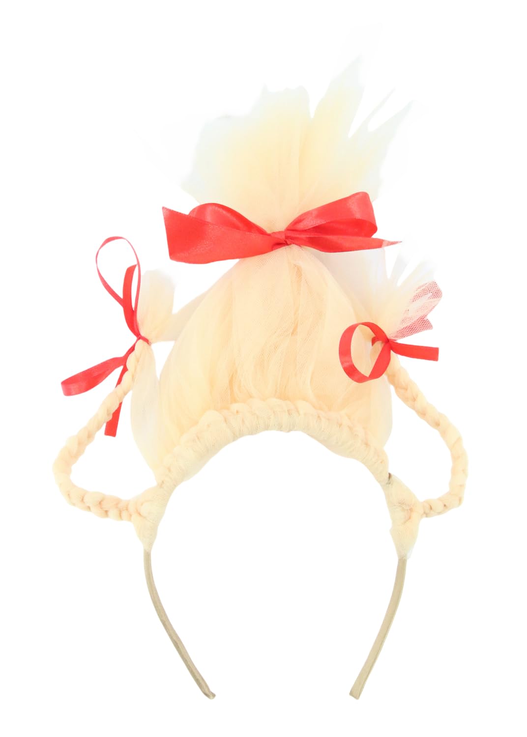 Topcosplay Unisex Christmas Reindeer Antlers Headband Deer Antlers Headband For Xmas Party Costume Accessory (Braids A)