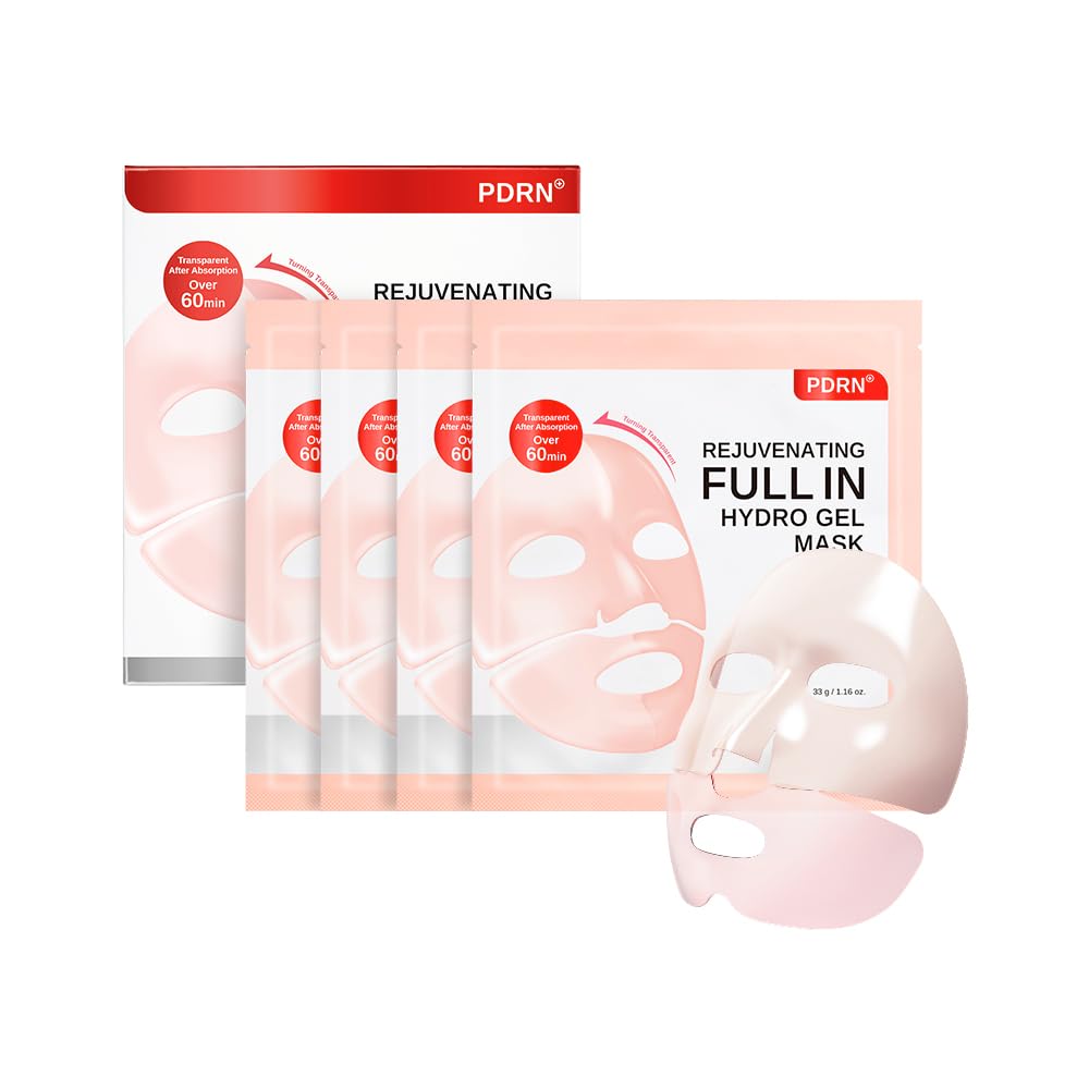 SAMU PDRN Rejuvenating FullIn Hydrogel Mask, Visible Result Firming & Radiance Gel Mask with Collagen, Hyaluronic Acid  Elast